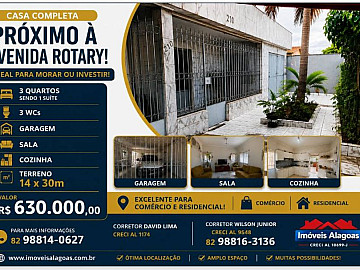 Casa pr�ximo a avenida Rotari